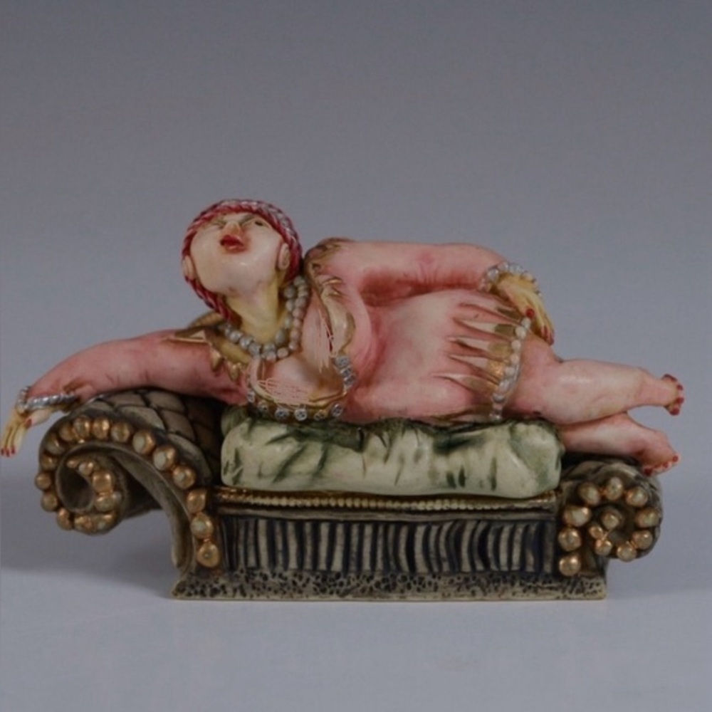 Harmony Kingdom “Clair de Lune – Mme Kiki” Limited Edition Figurine Trinket Box